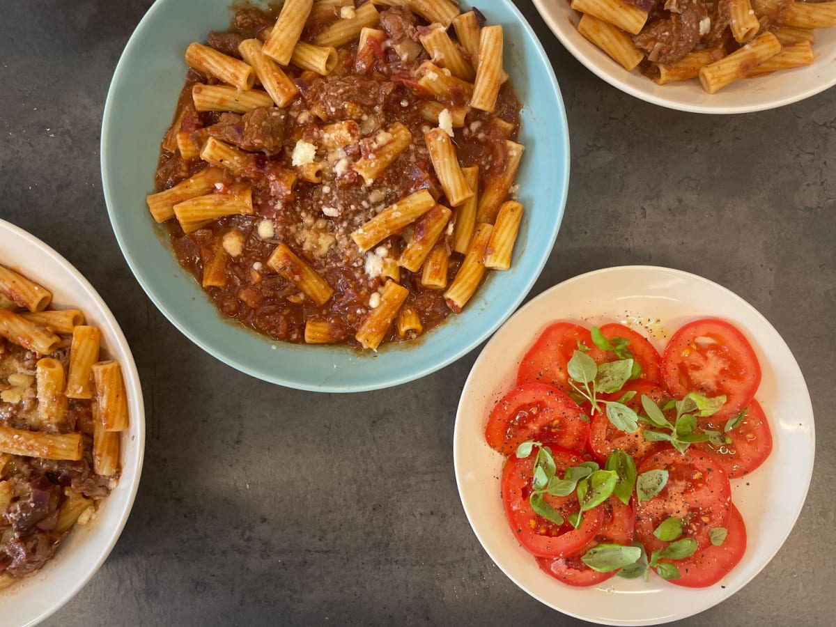 Pulled beef ragu