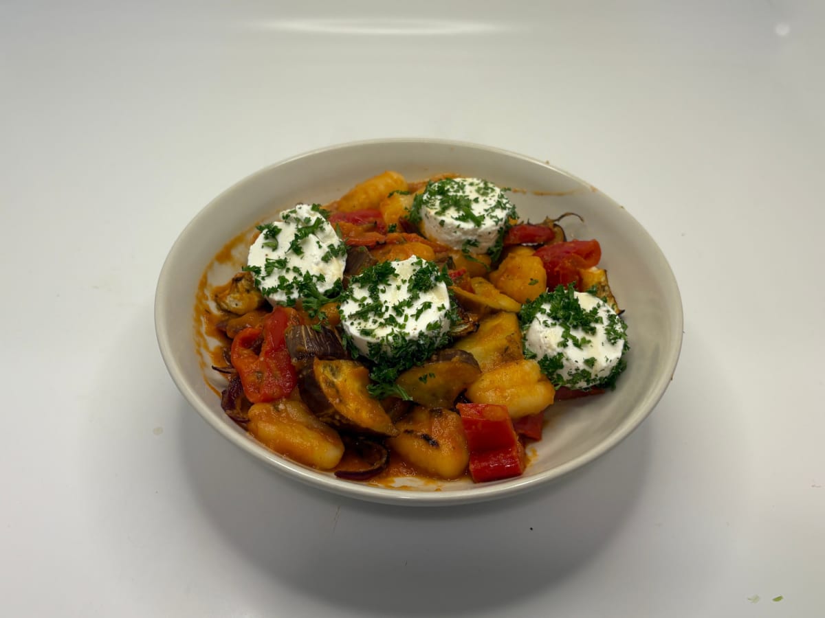 Ratatouille! Mit Ziegenkäsetalern