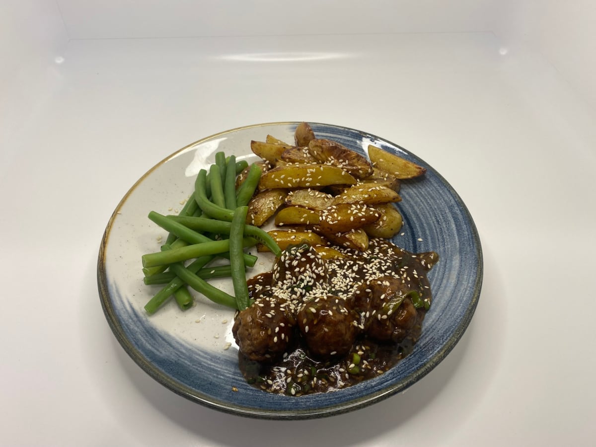 Sticky koreanische Fleischbällchen!