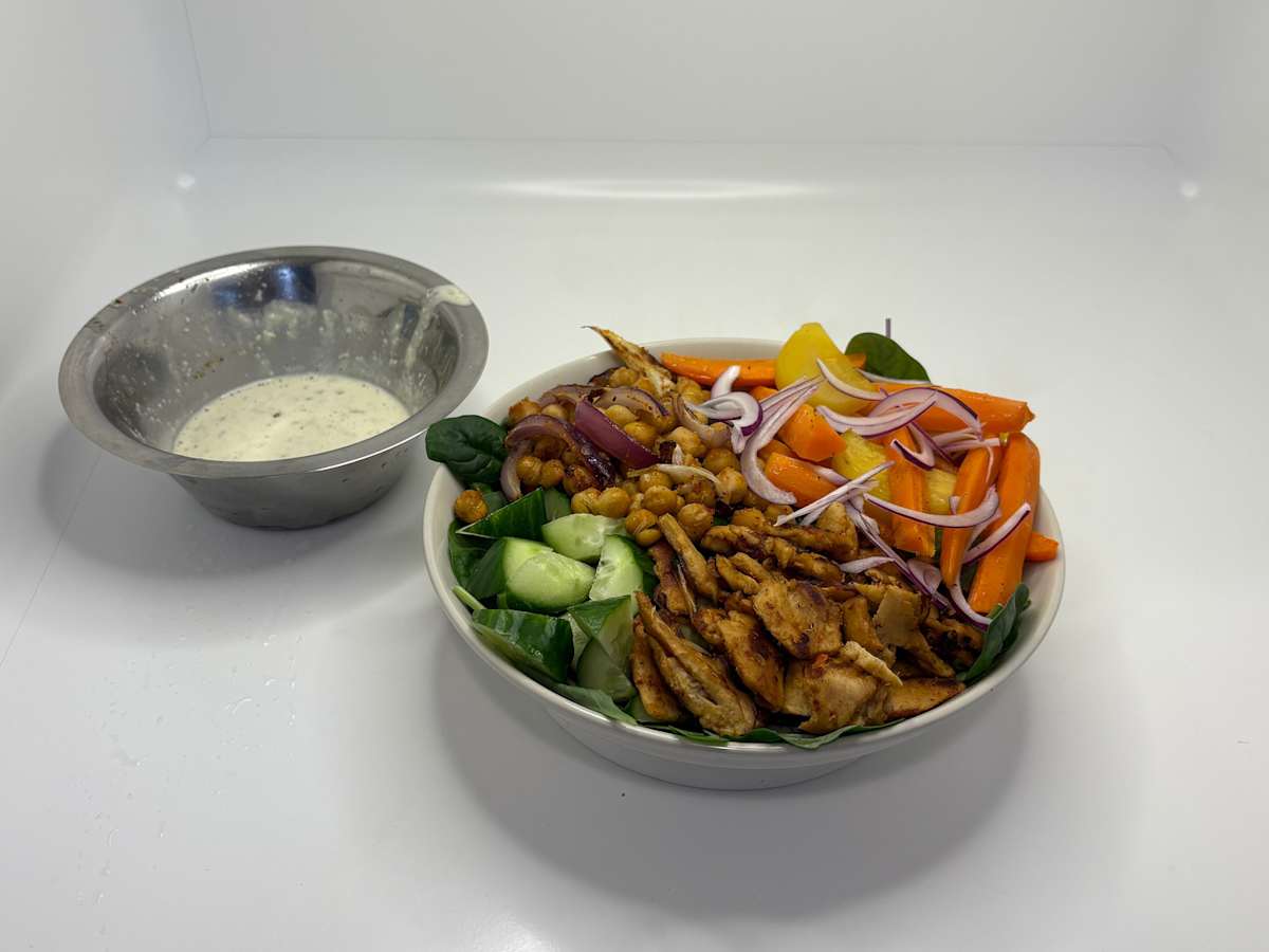 Veganer Shawarma Bowl