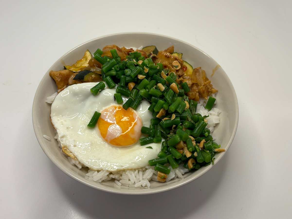 Vegetarische Thai-Bowl