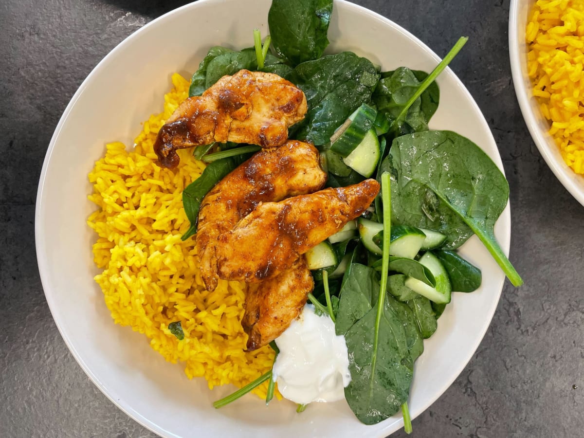 Apricot glazed chicken tenderloin HelloFresh