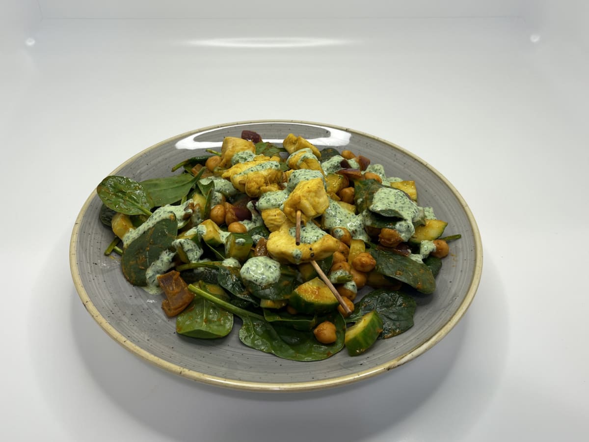 Madras Hähnchen-Spieße!