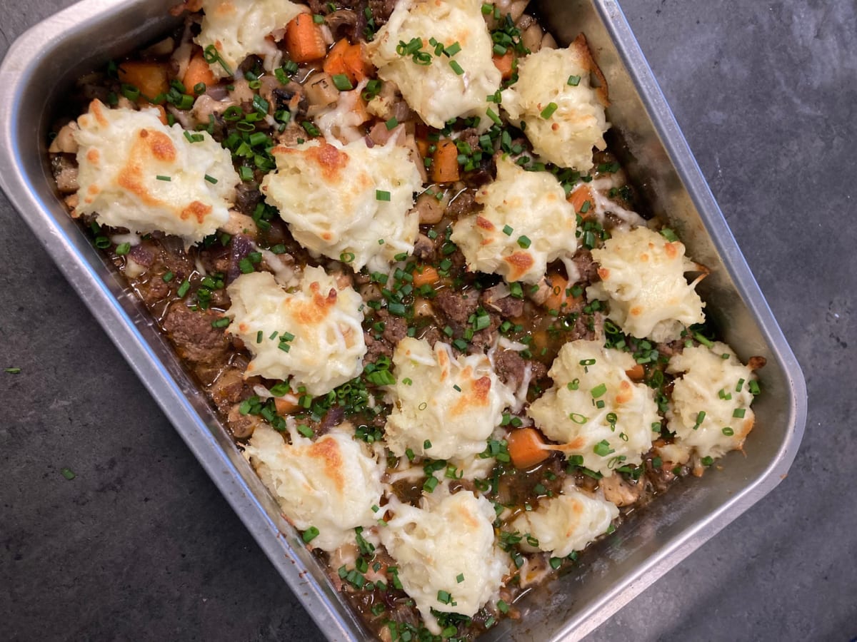British Beef and Vegetable Cottage Pie