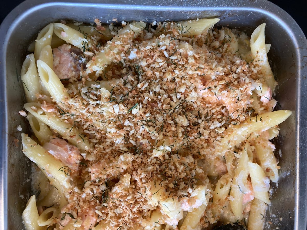 Creamy Salmon Tagliatelle