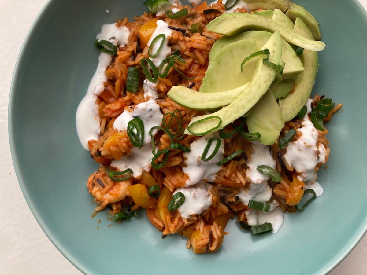 Mexican Spiced Shrimp and Rice
