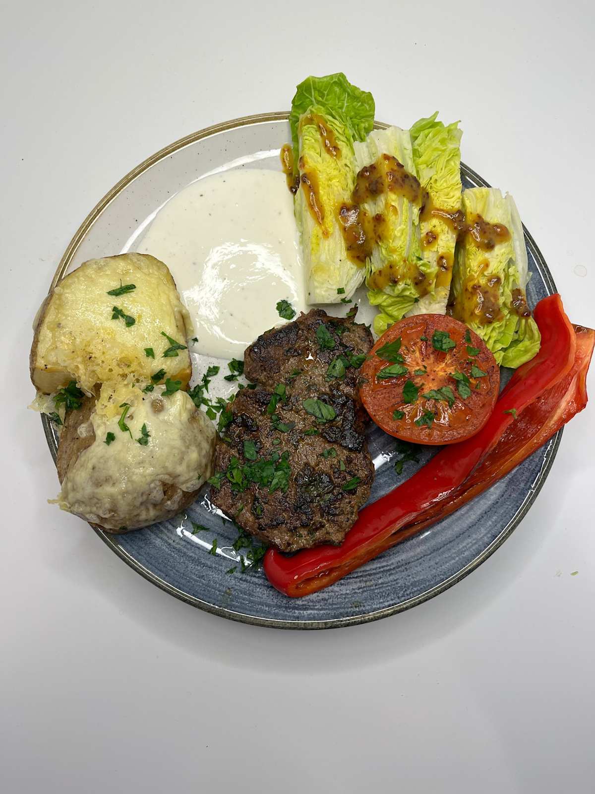 Amerikanisches Surloin-Steak BBQ!