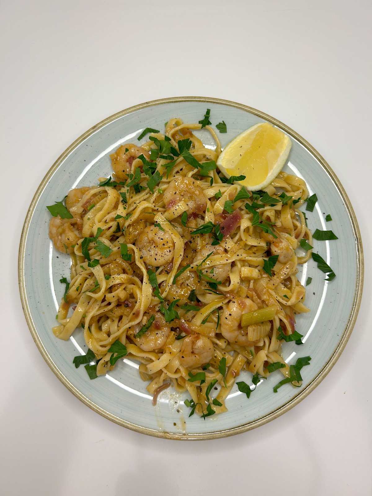 ANOTHER PASTA! with shrimp and fennel