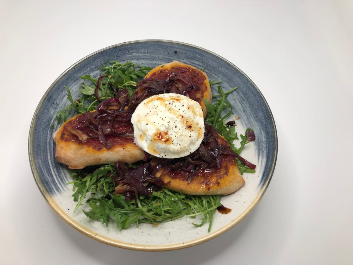 Burrata Cremosa! mit hot-Honey