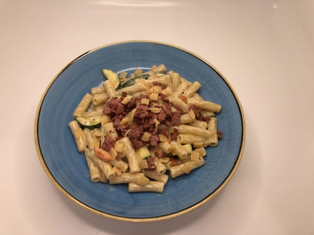 Rigatoni nach Cacio e Pepe Art!