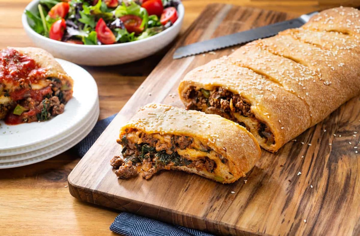 Beef Ragu Stromboli