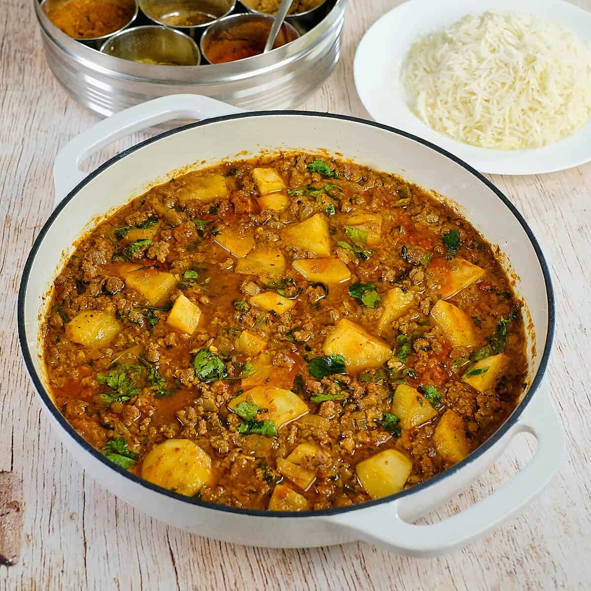 Aloo Keema pakistani