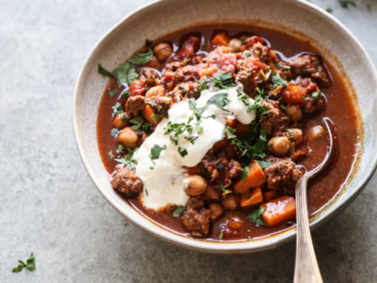 Moroccan-Spiced Lamb Chili 