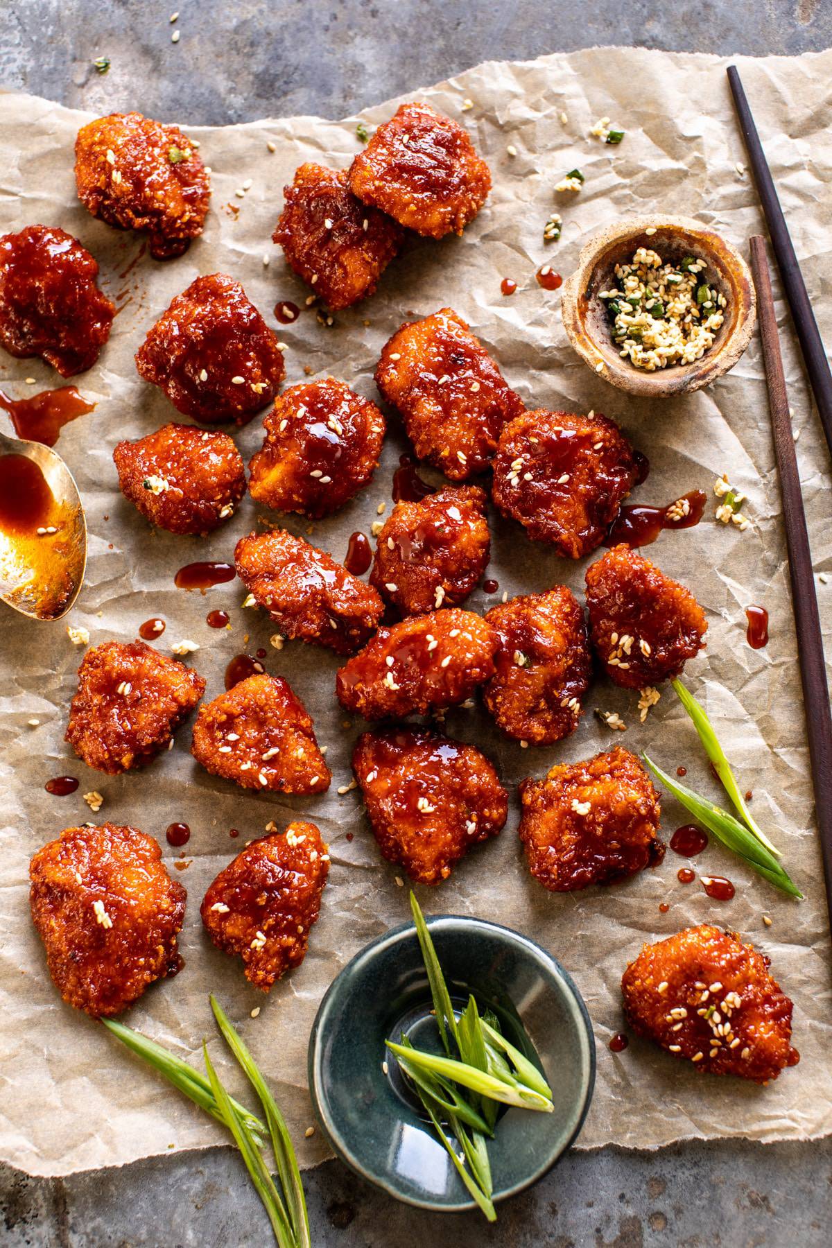 Gochujang and Honey Chicken Bites