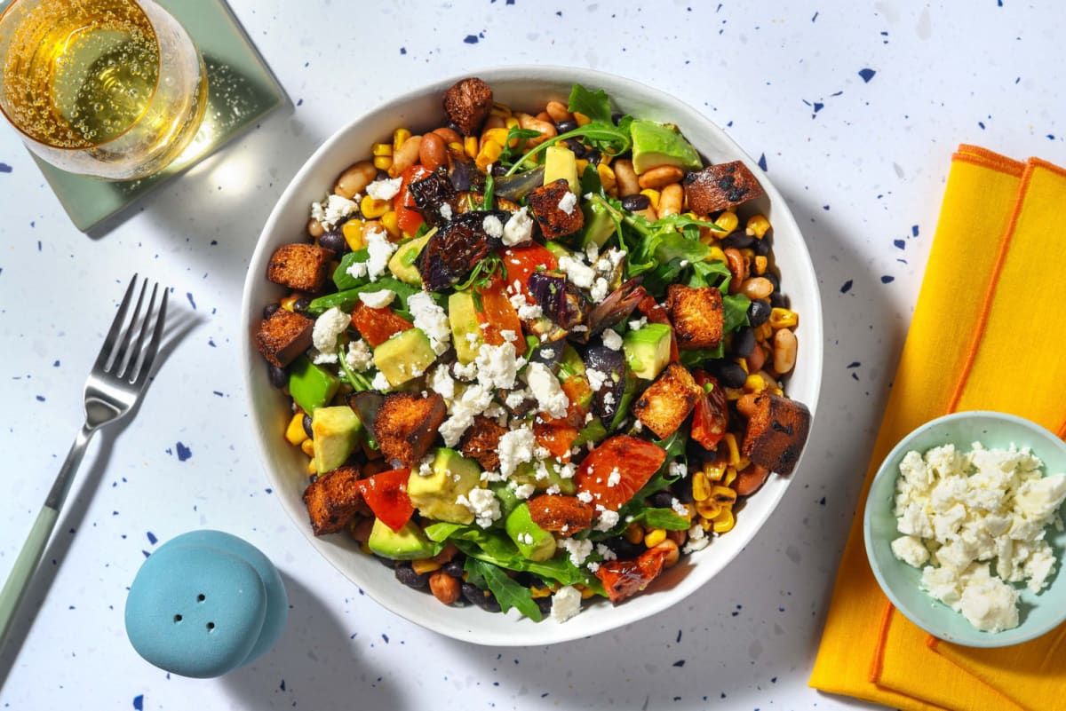 Mexican Style Chorizo and Roasted Veg Salad