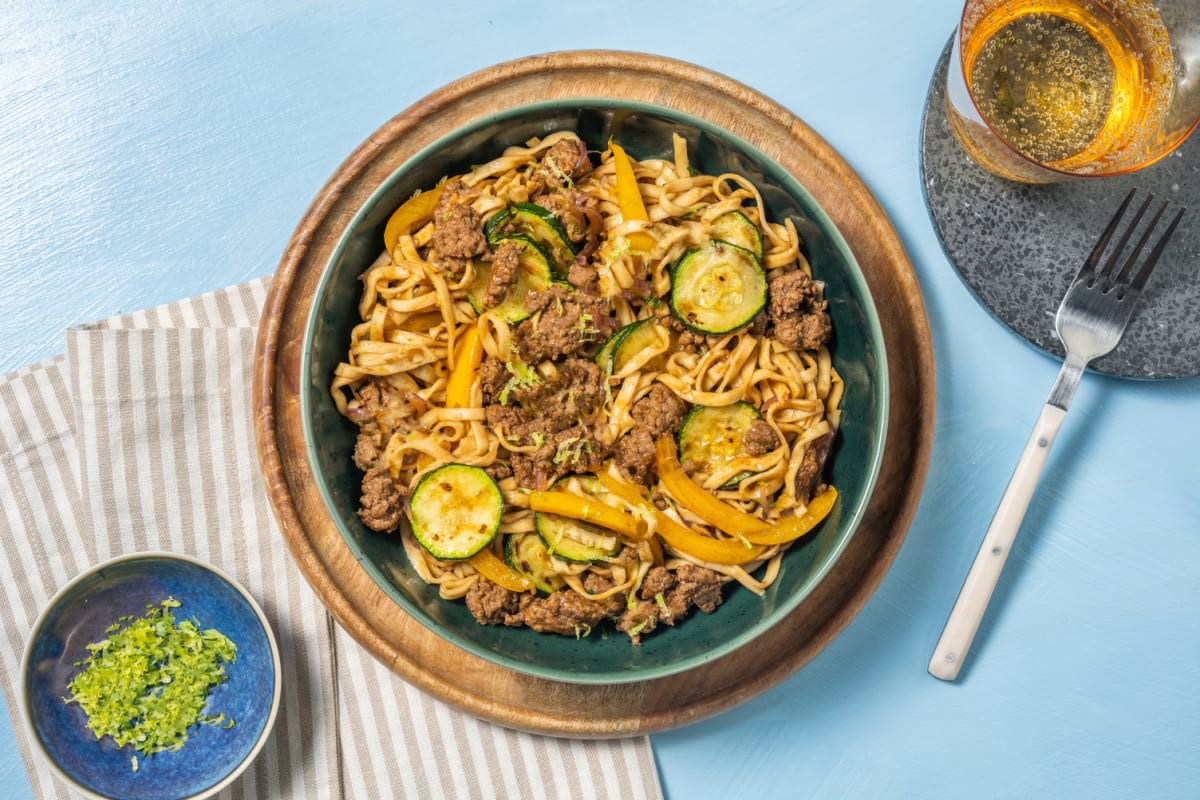 Thai Style Beef Noodles