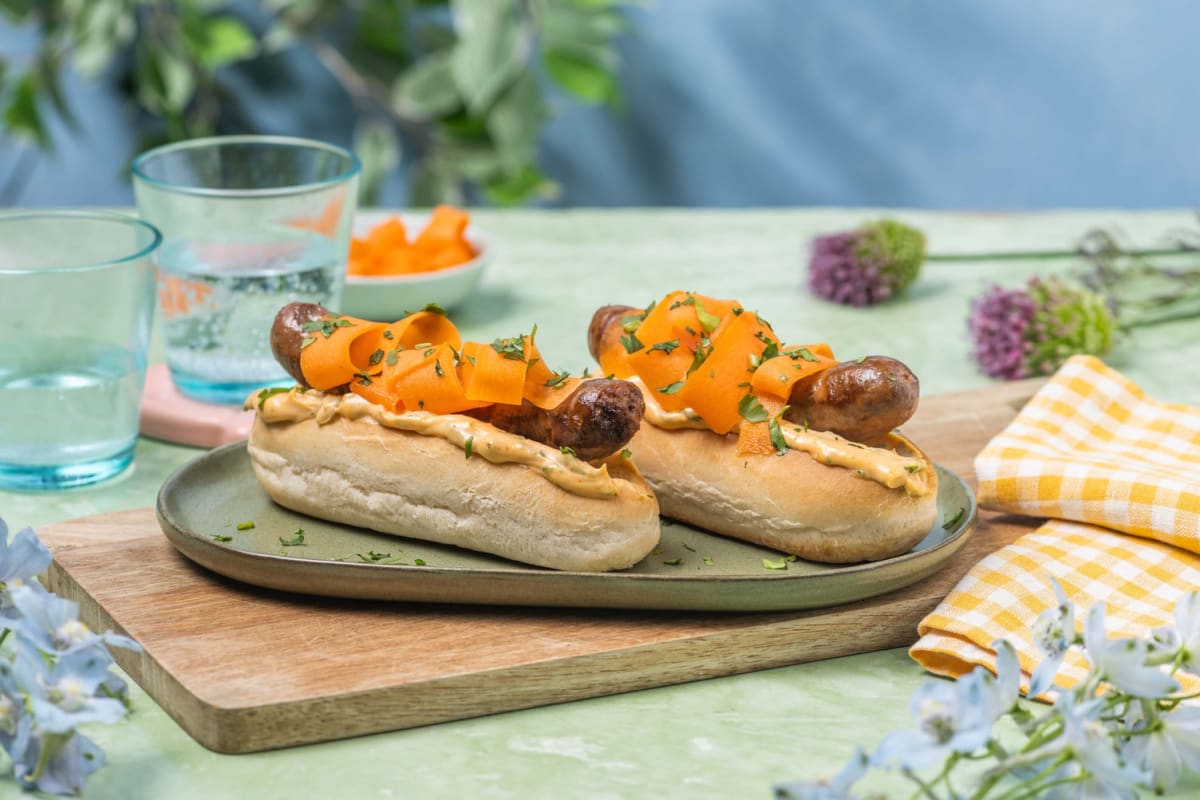 Banh-Mi Style Hot Dog