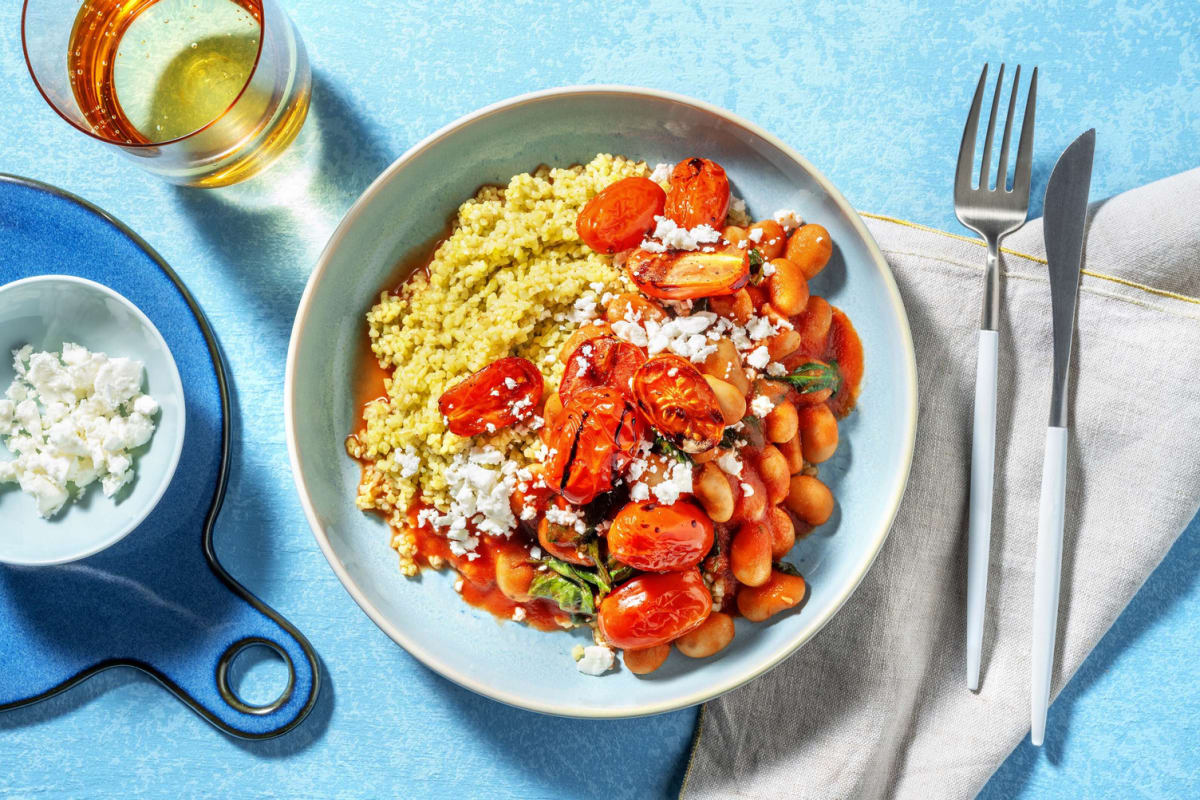 Cannellini Bean and Roasted Balsamic Tomato Stew