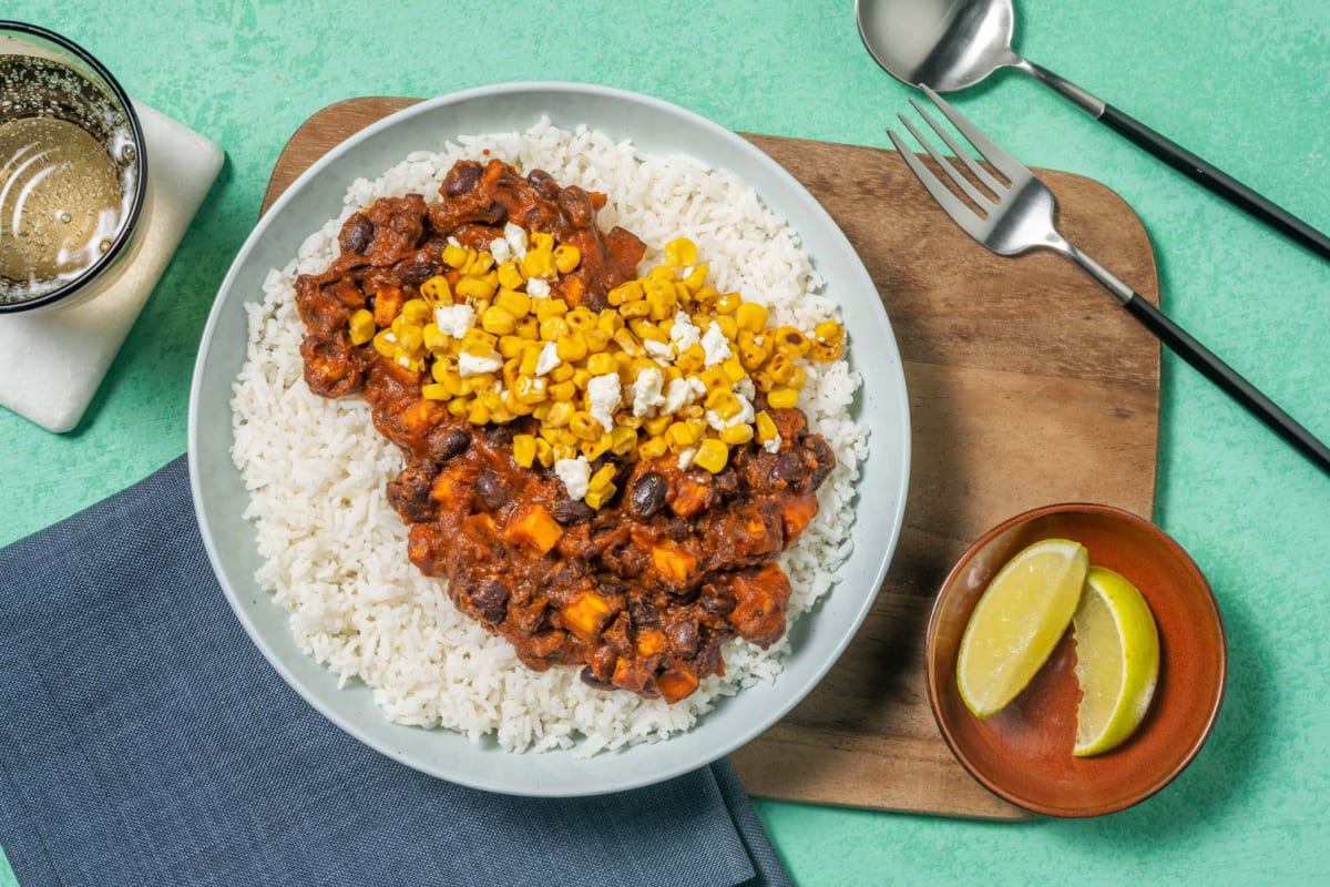 Chipotle Sweetcorn and Black Bean Rice Bowl