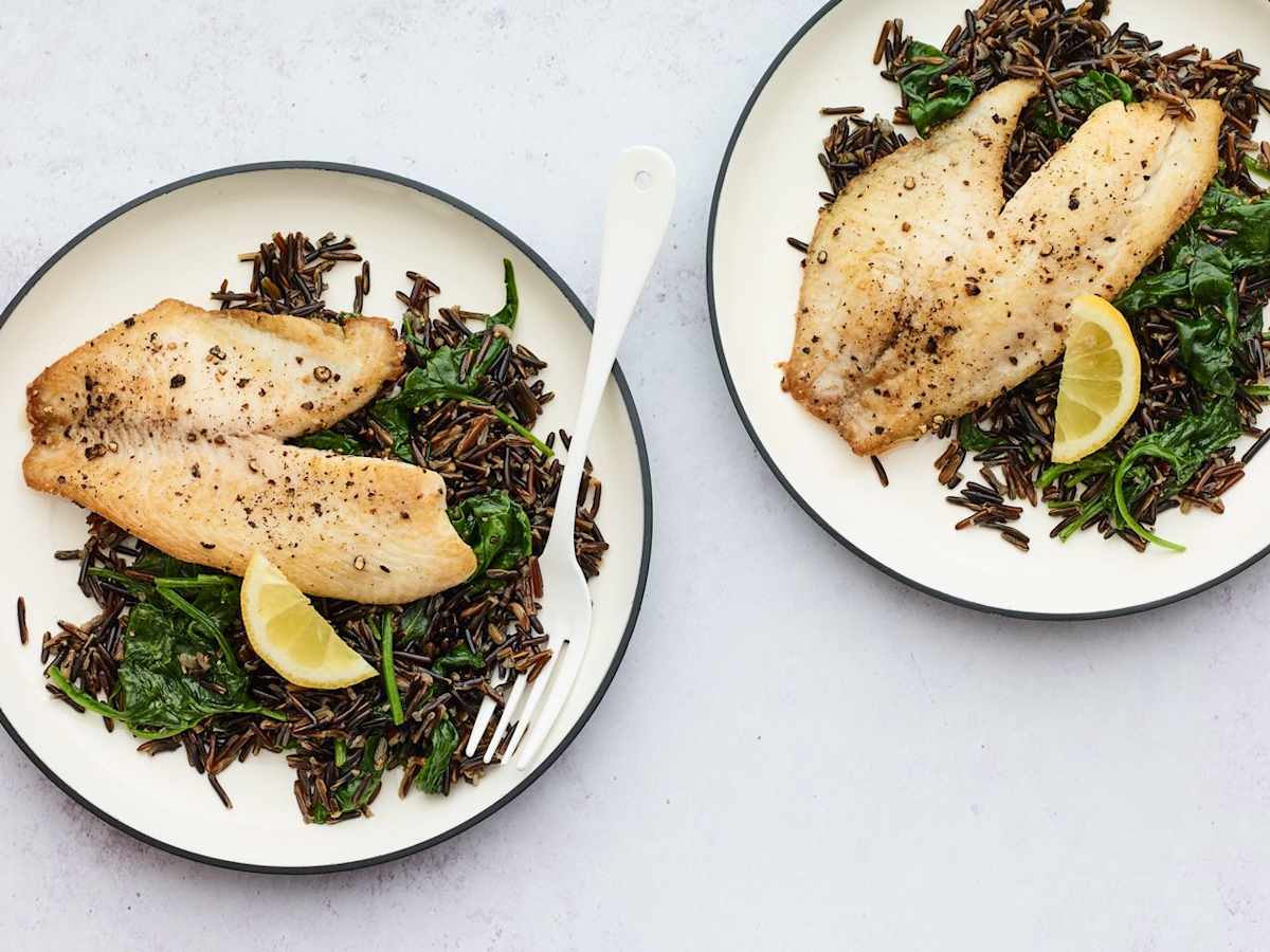 Sesame Crusted Tilapia and And Clementine Salad *Health Product Line balanced core*
