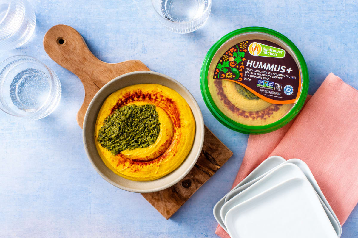 (ON) Sunflower Kitchen Hummus - Curry Lentil