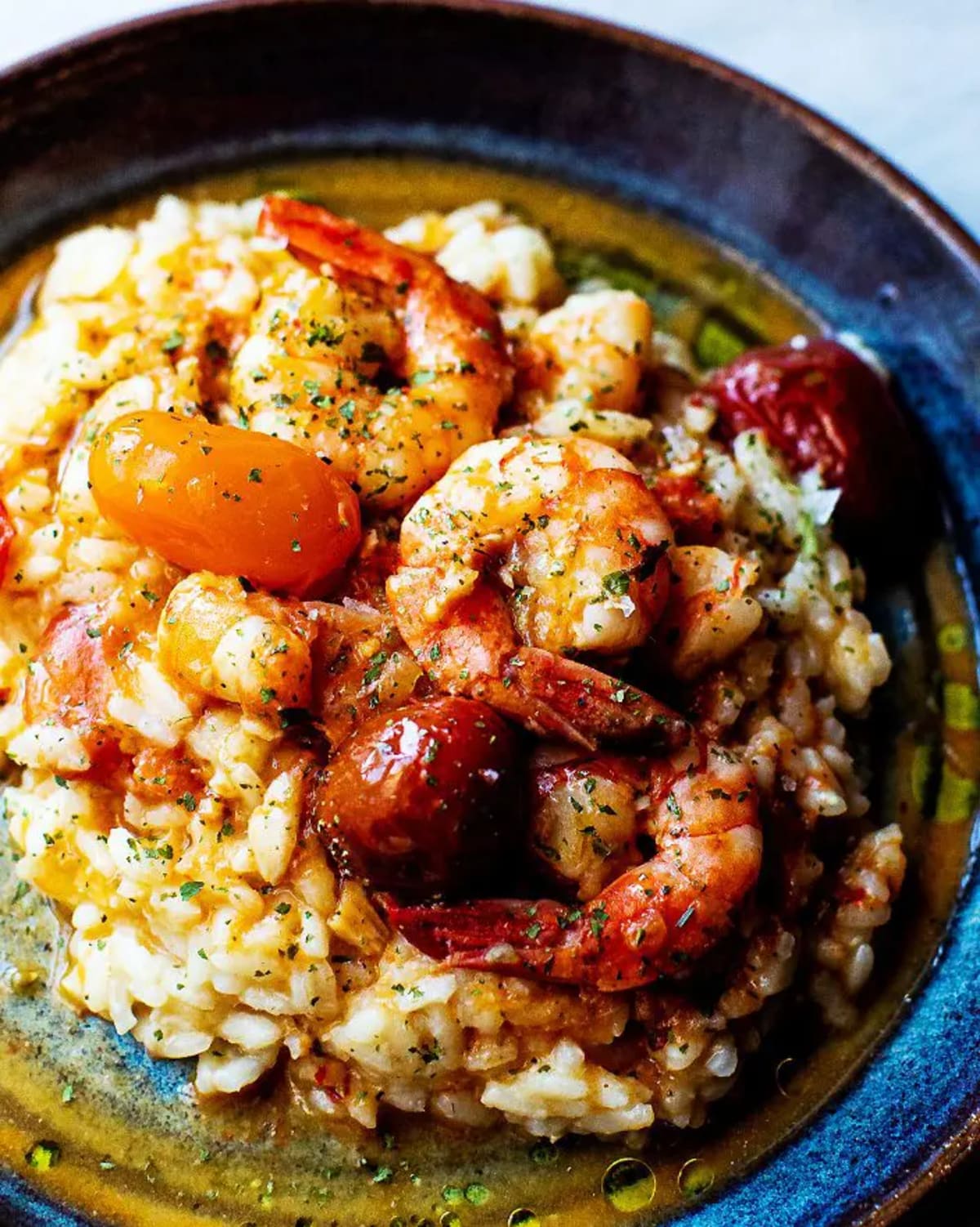Mexican-Inspired Shrimp Risotto