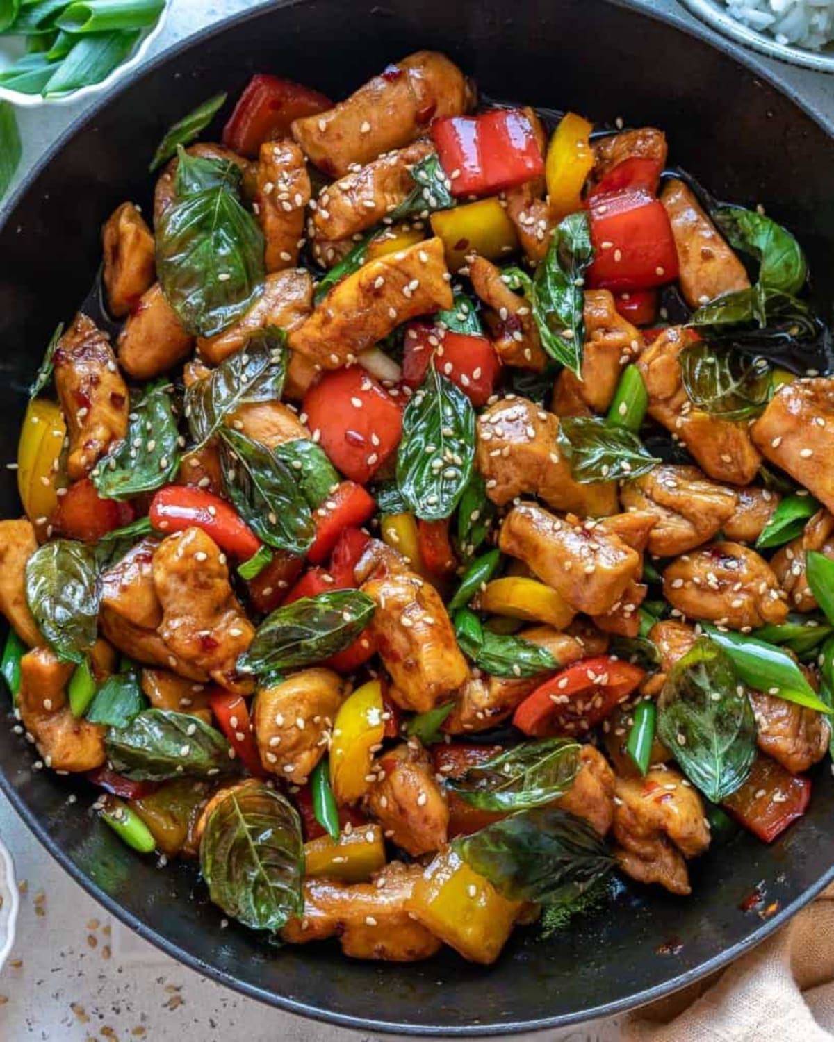 Sweet Chili Chicken and Peppers