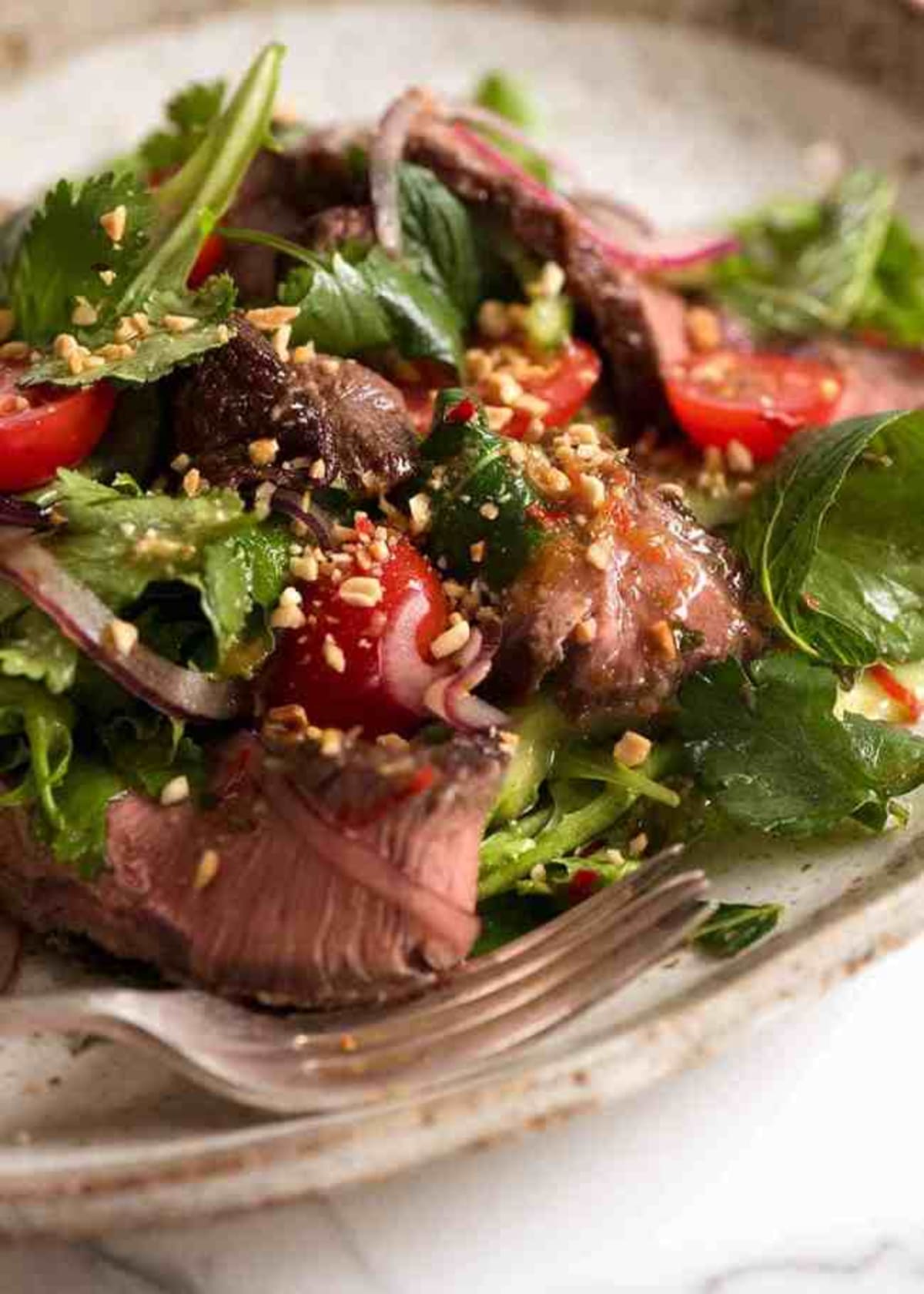 Carb Smart Fresh Thai-Inspired Steak Salad