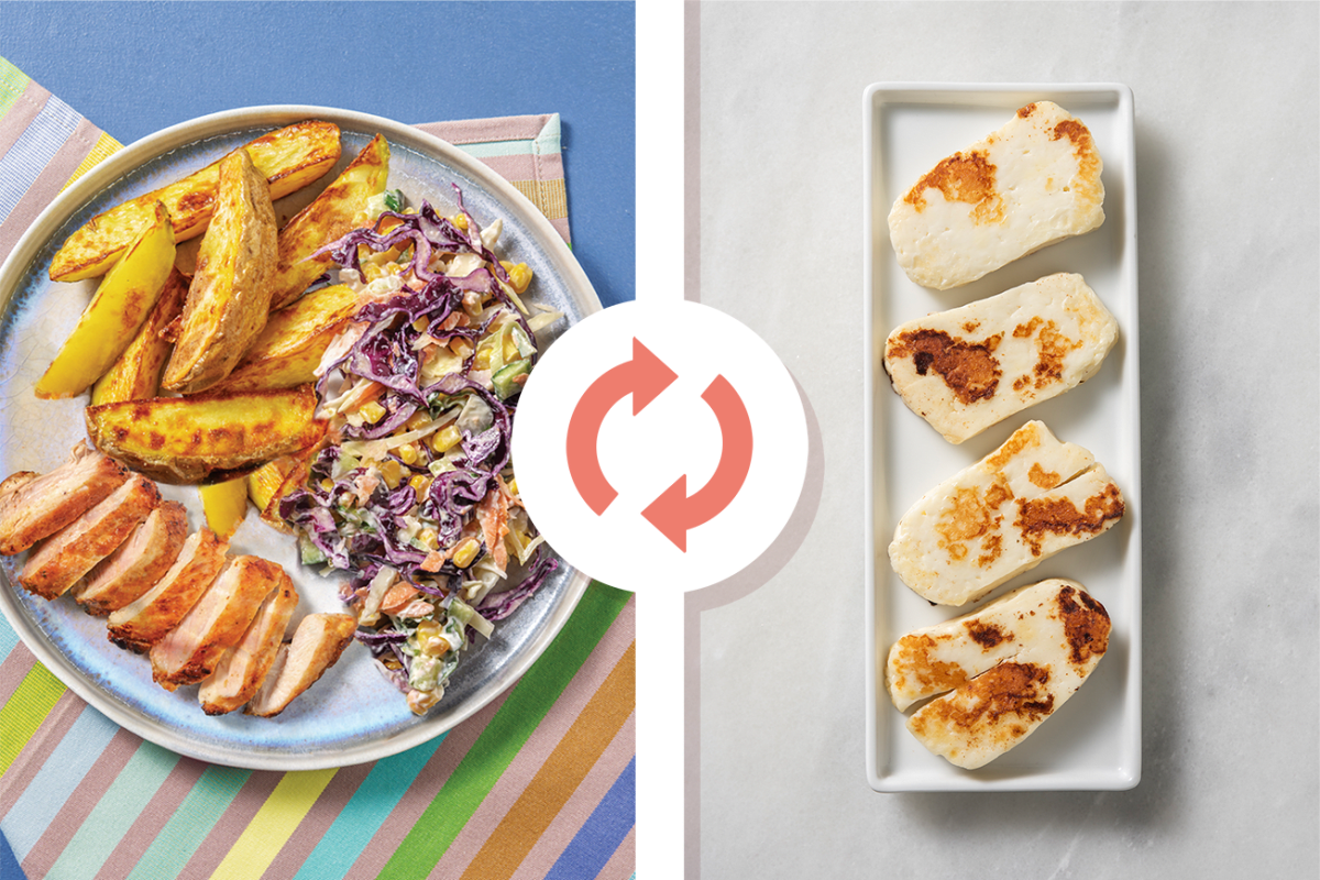 AmericanStyle Barbecue Haloumi Recipe HelloFresh