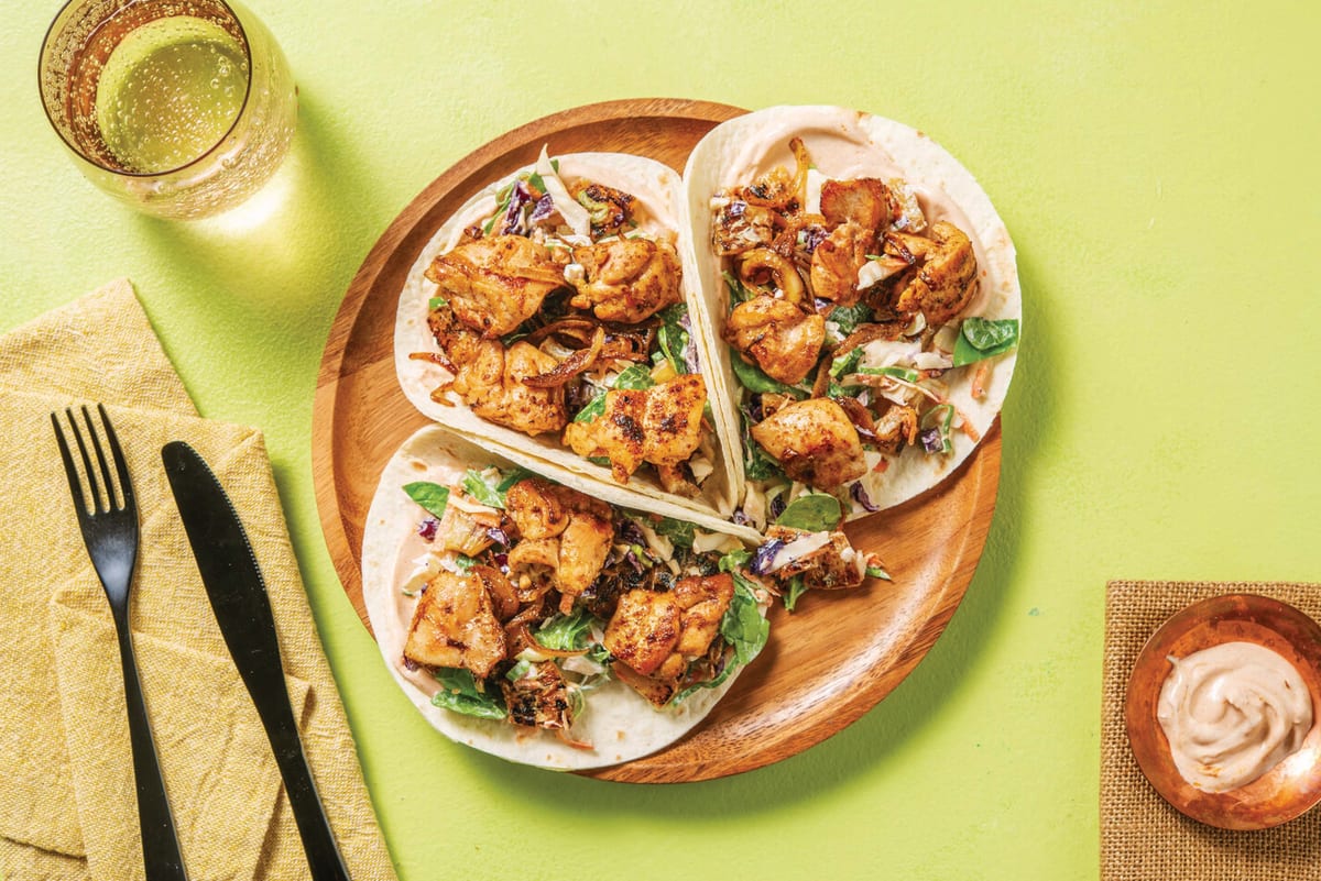 Peri-Peri Chicken Tacos