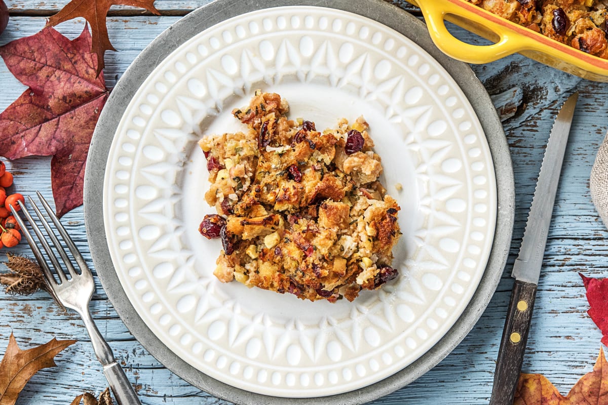 Apple Cranberry Stuffing