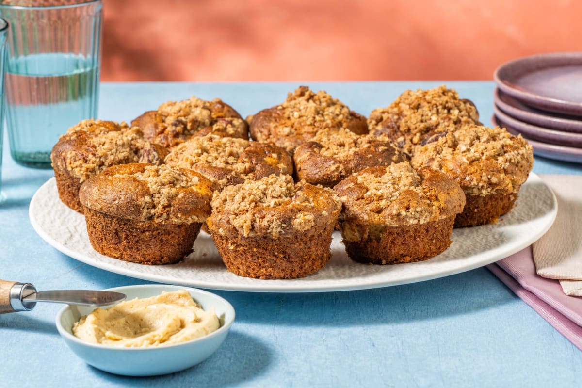 Muffins à la croustade aux pommes