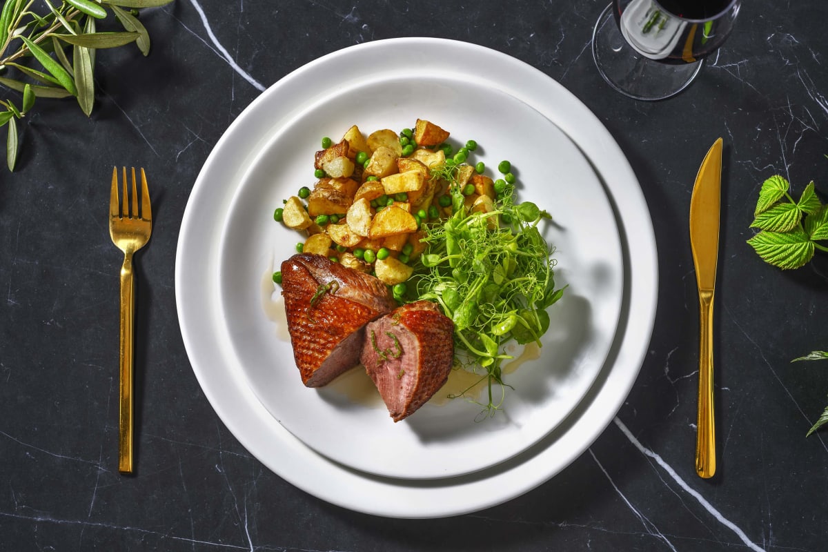 Apple & Sage Pan-Fried Duck Breast