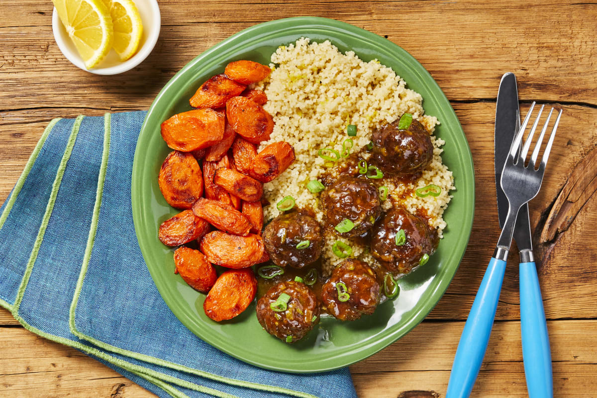 Meatballs with an Apricot Glaze