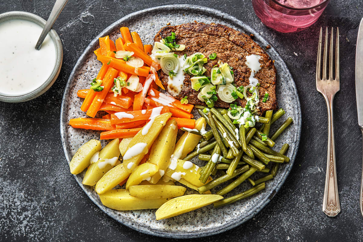 Arabisch mariniertes Rinderhüftsteak