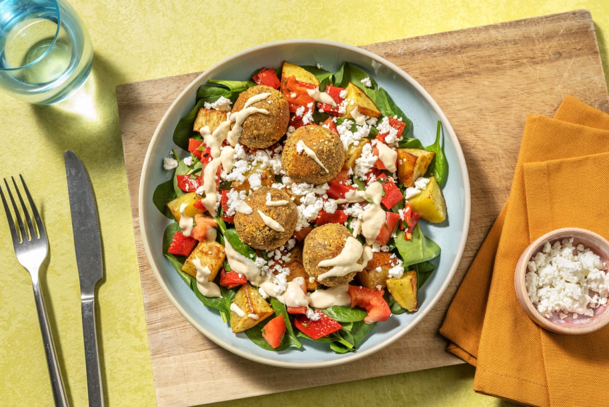 Falafel and Chicken Tenders Platters