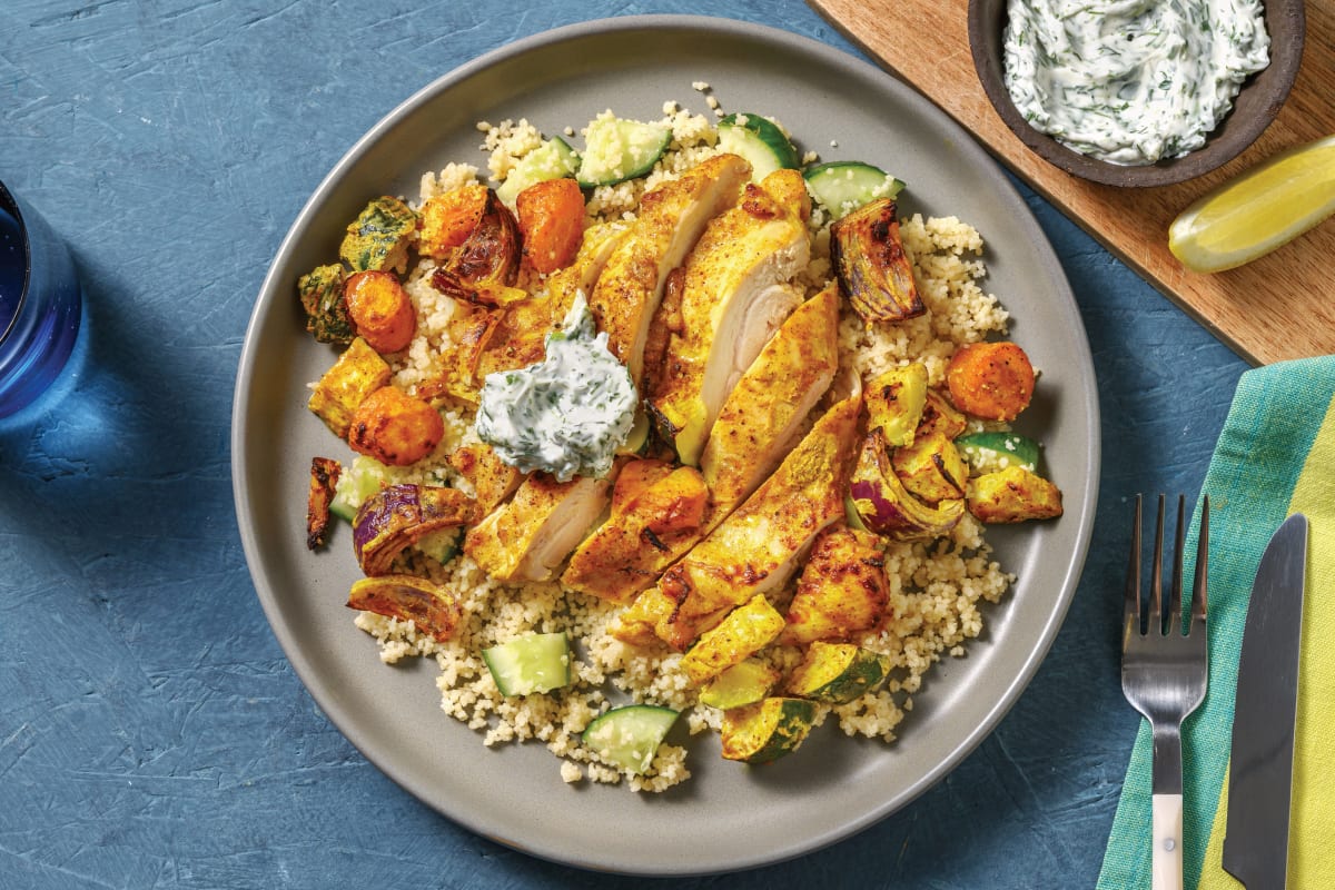 Easy Chermoula Chicken & Couscous