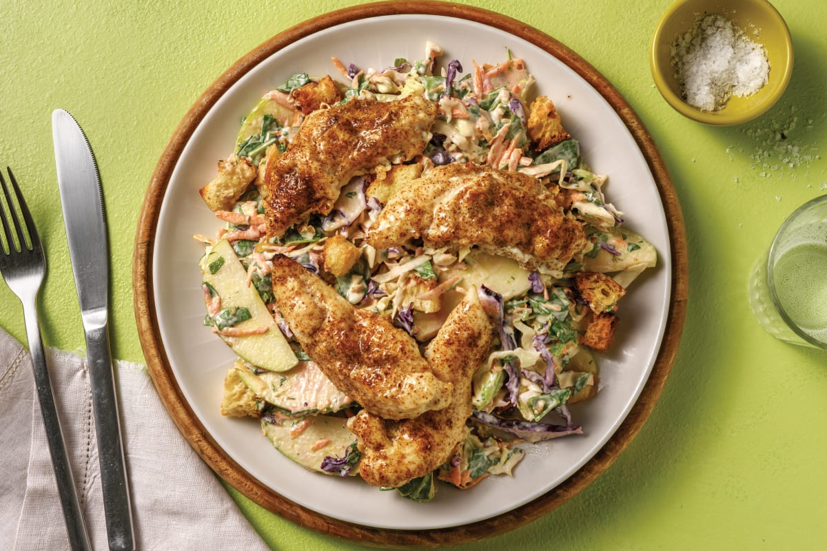 Quick Aussie Chicken & Creamy Slaw