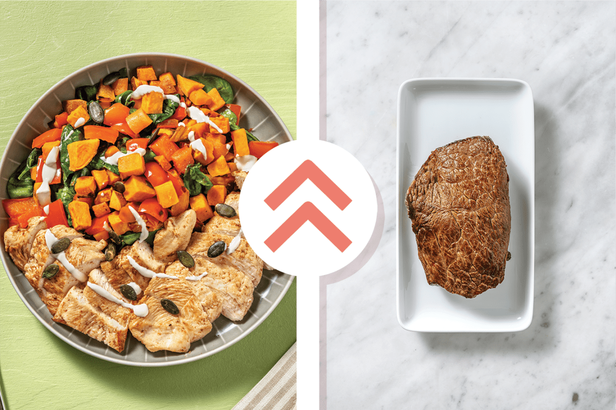 Aussie-Spiced Beef & Roast Veggie Toss