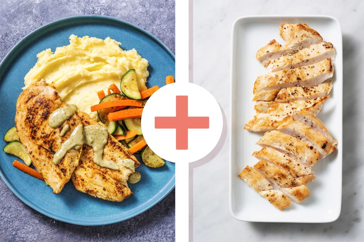 Aussie Double Chicken & Parmesan Mash