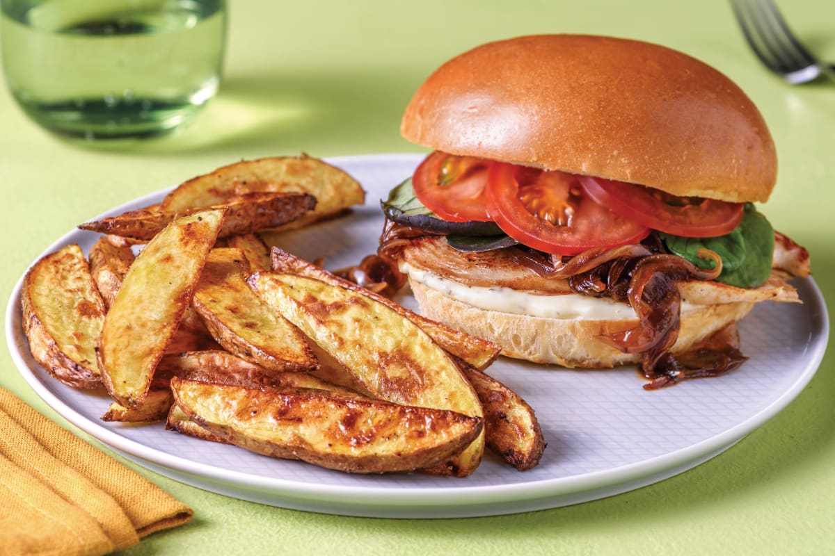 Aussie-Spiced Chicken Burger