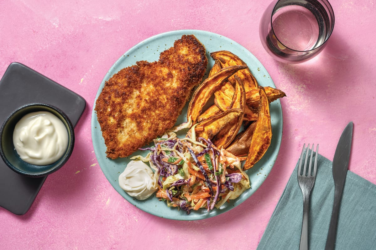 Aussie-Spiced Chicken Schnitzel