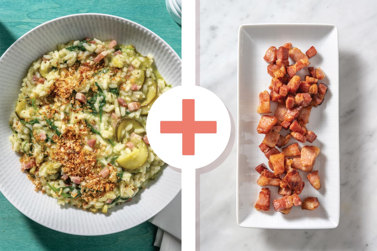 Double Bacon & Zucchini Risotto