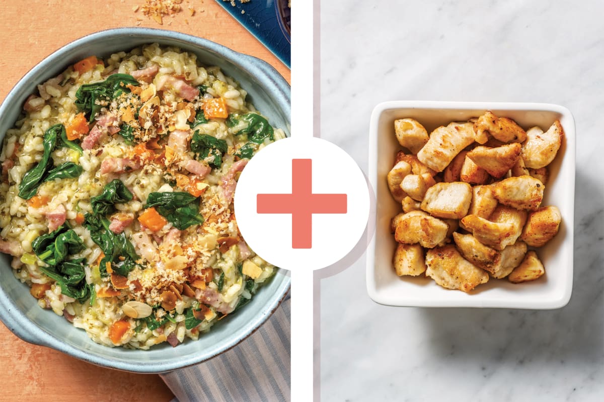 Bacon, Leek & Chicken Risotto