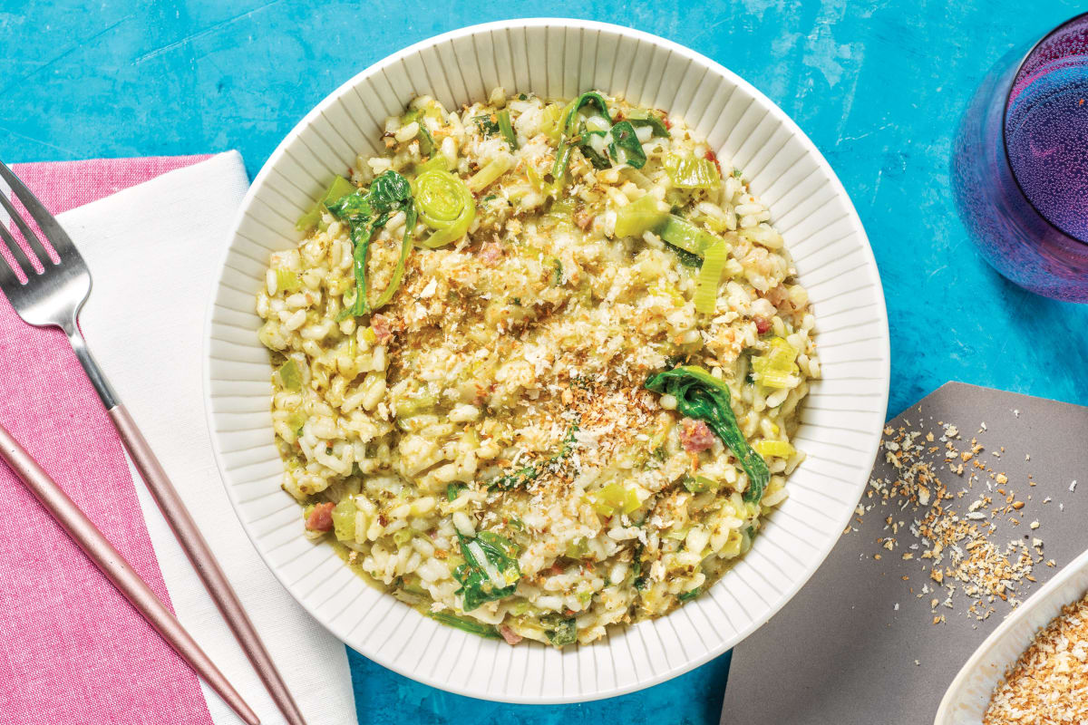 Bacon & Leek Risotto