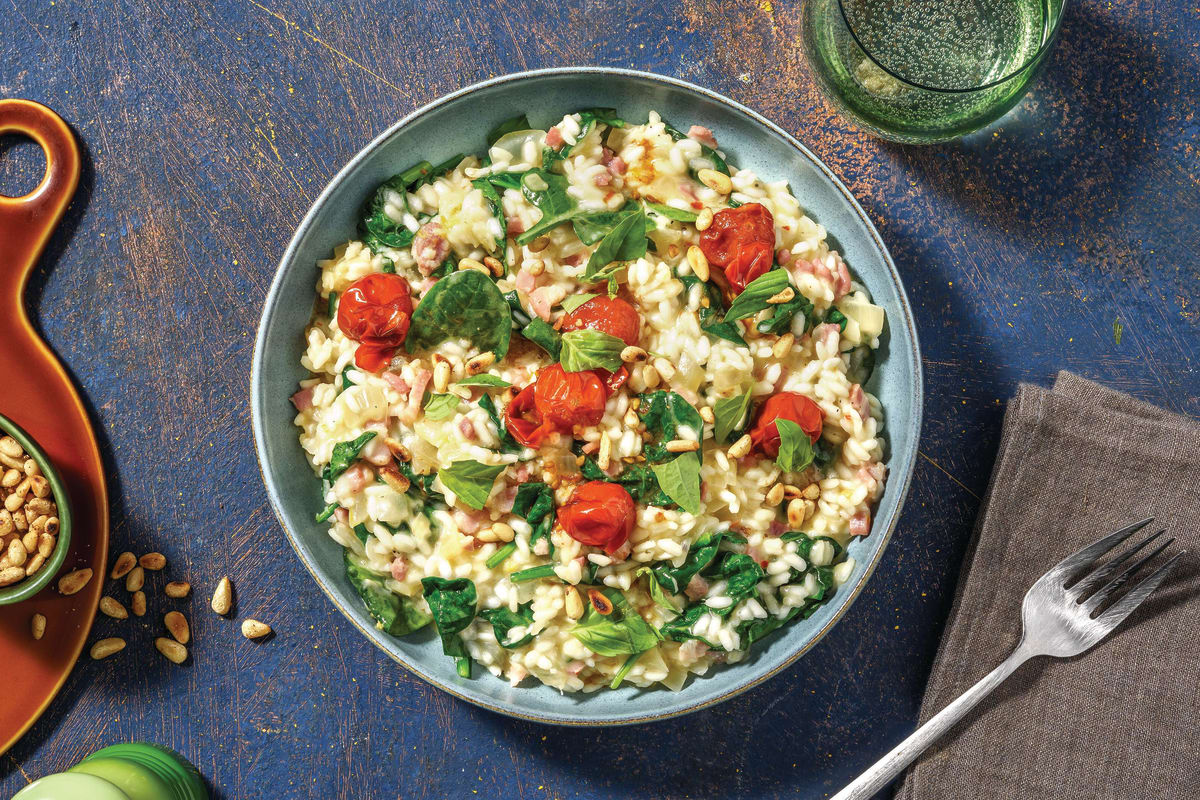 Bacon & Cherry Tomato Risotto