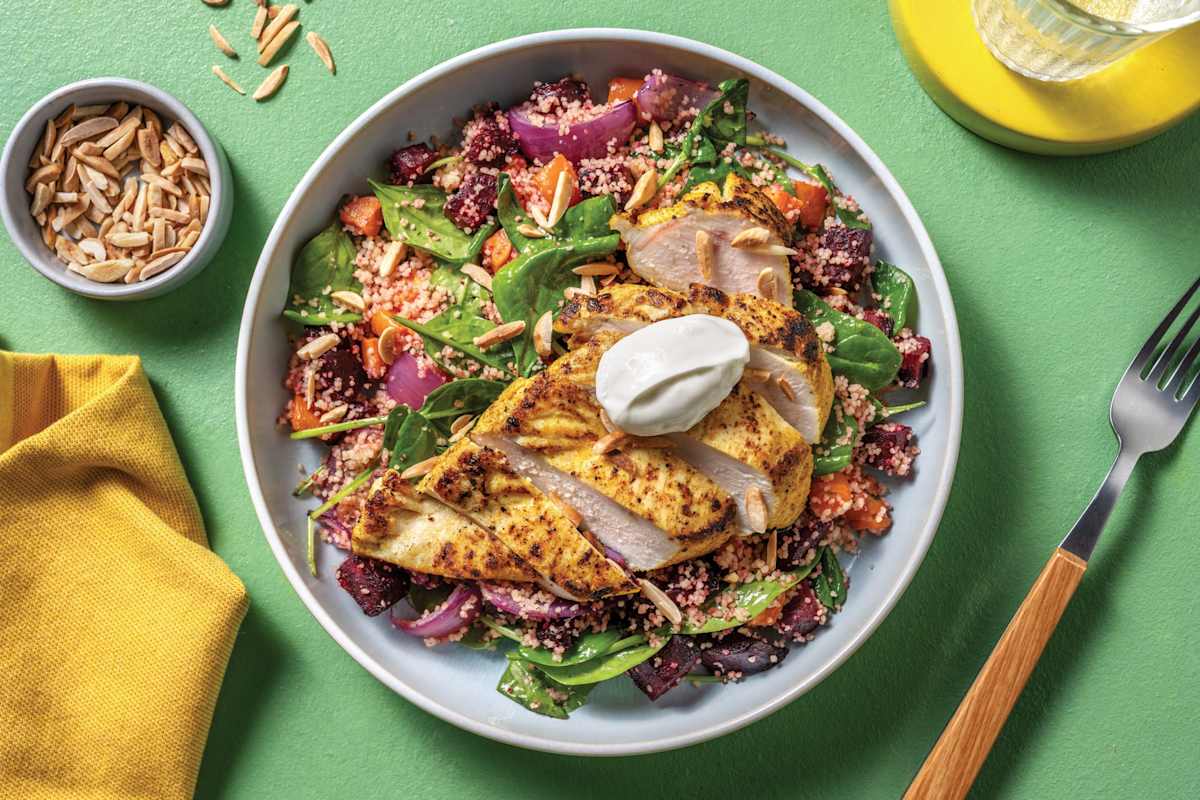 Chermoula Chicken & Veggie Coucous
