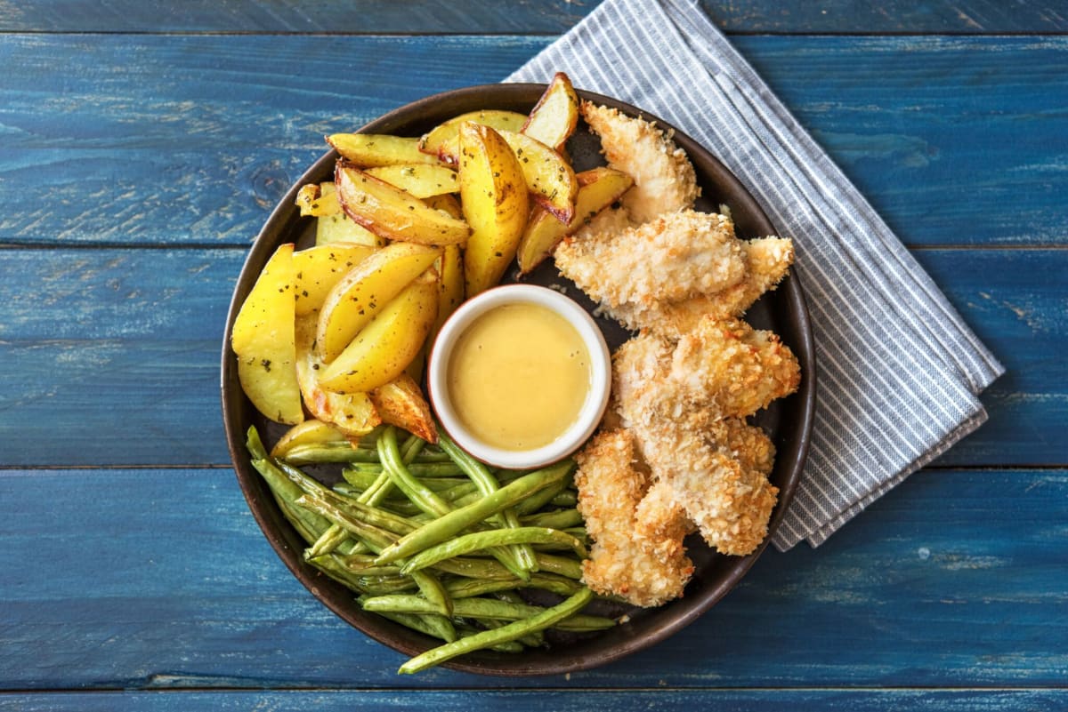 Baked Parmesan Chicken Strips