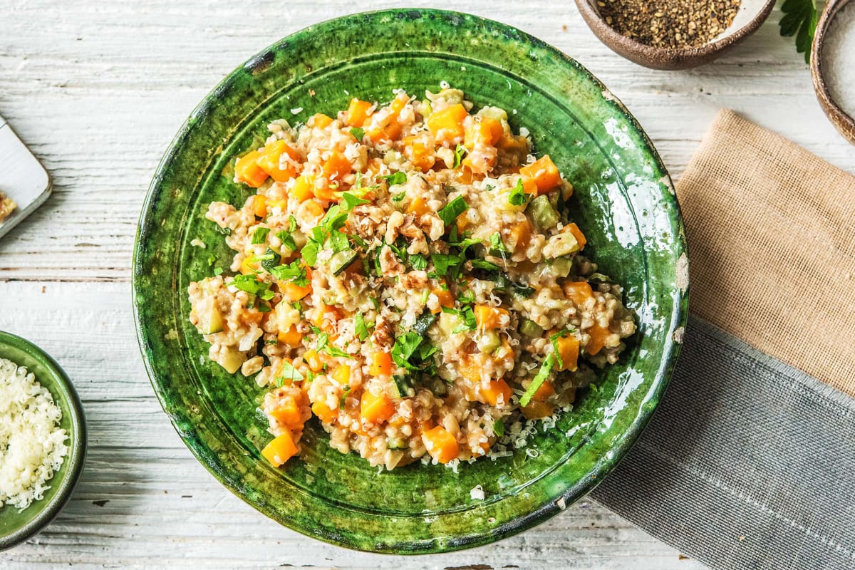 Baked Pumpkin & Buckwheat Risotto