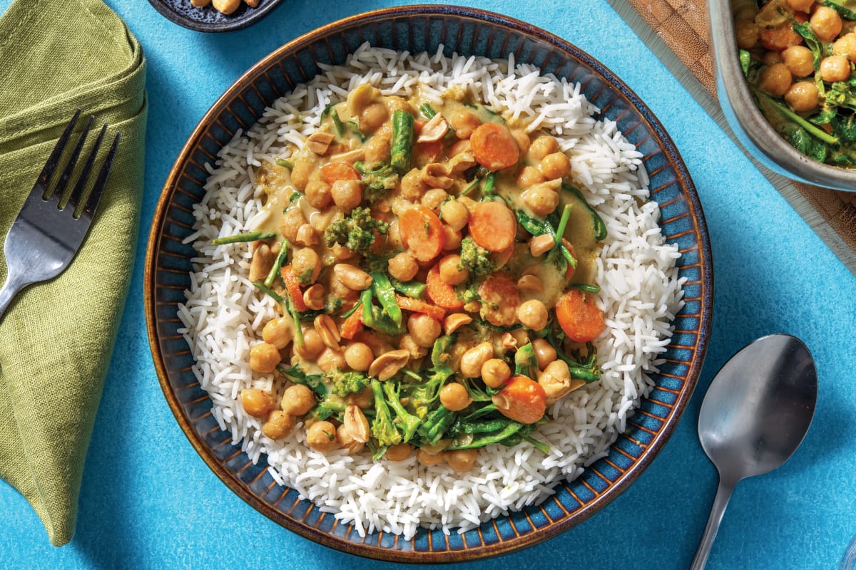 Easy Baked Thai Green Chickpea Curry Recipe | HelloFresh